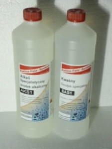 Dwuskładnikowy środek -kwas SAS 1+zasada AKS1 Patina fala 