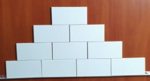 Biała w Połysku Glazura Cegiełka 10x20 cm  -Metrotiles Plane